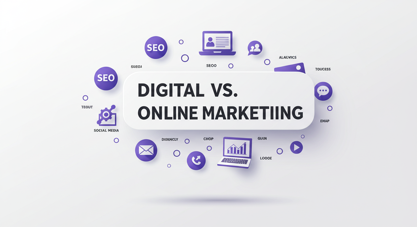 Digital vs. Online Marketing