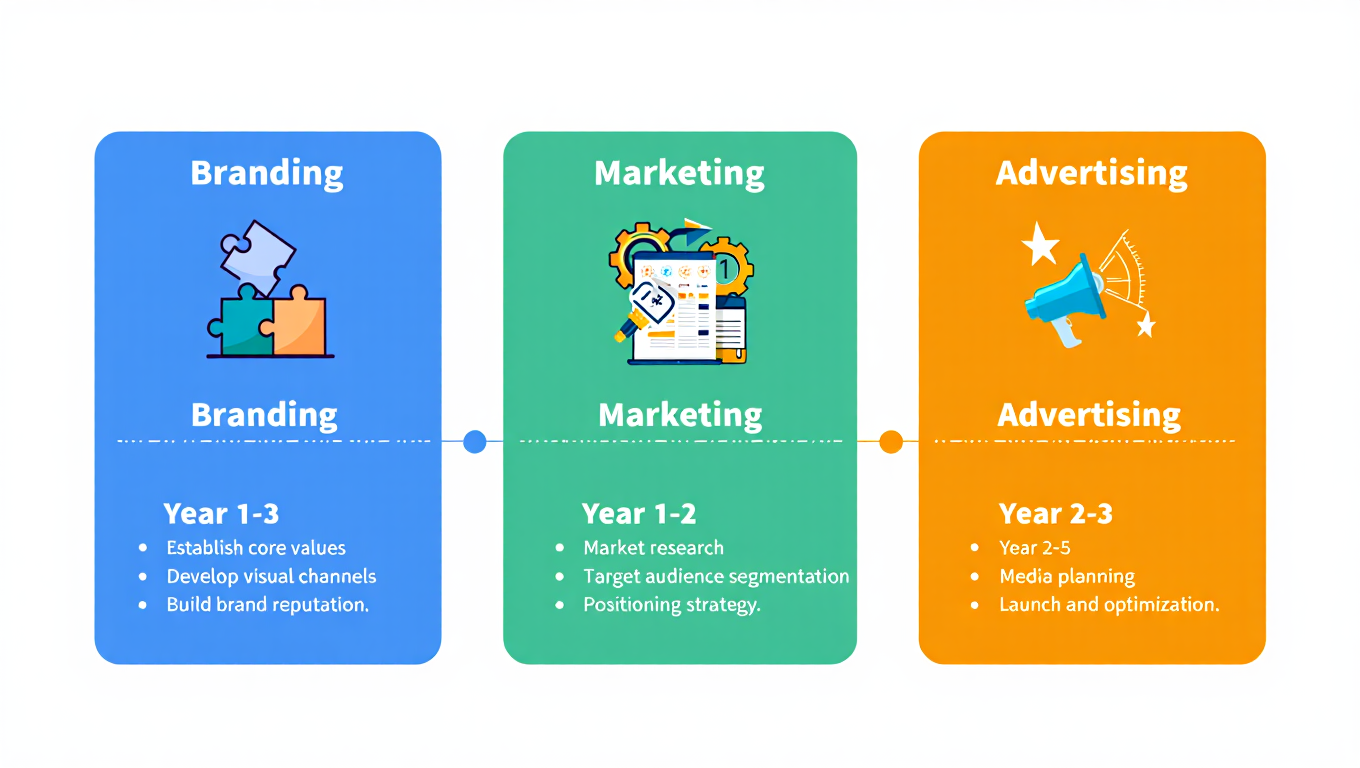 Branding vs Marketing vs Advertising: Understanding the Core Differences