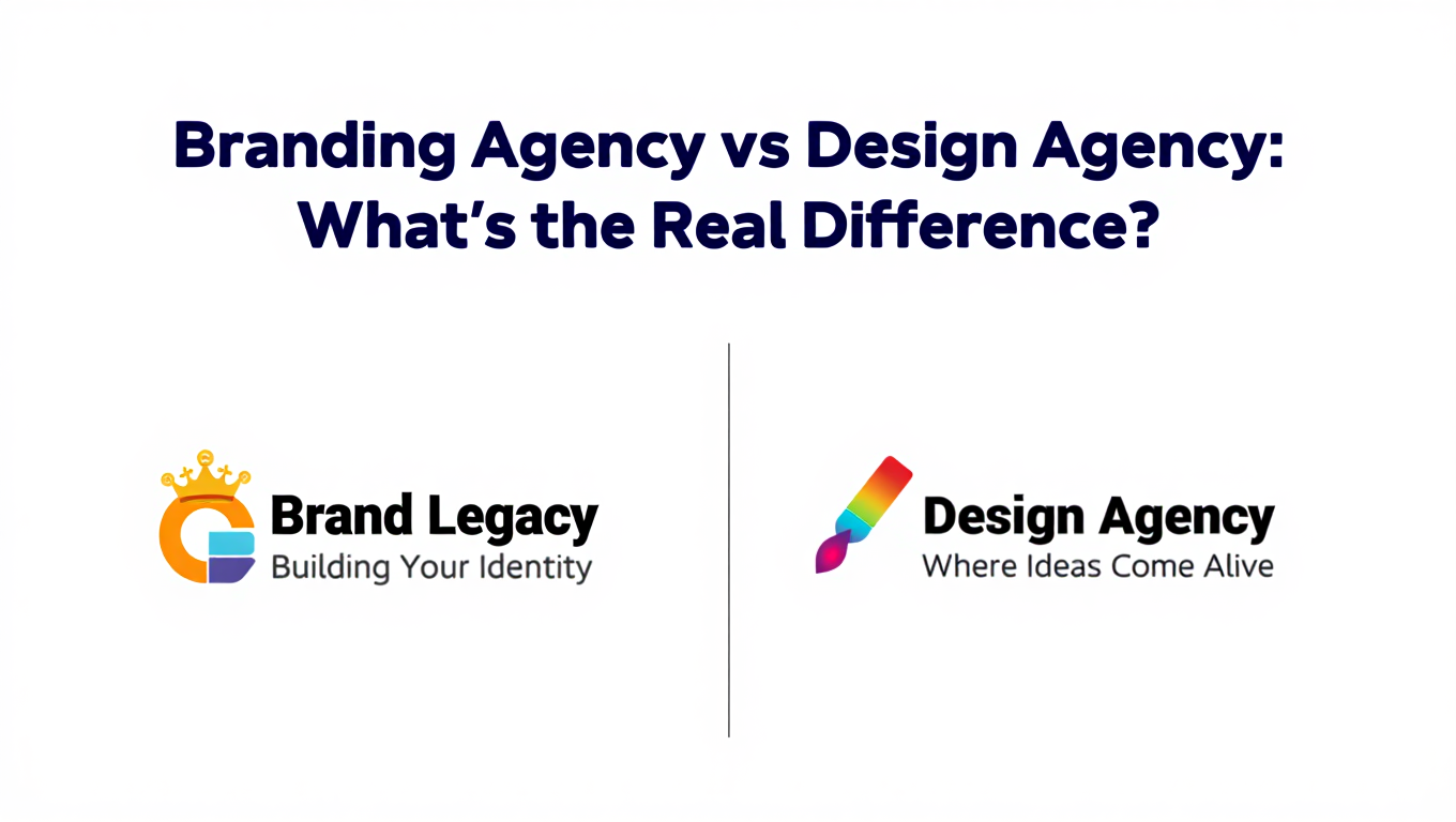 Branding Agency vs Design Agency: What’s the Real Difference?