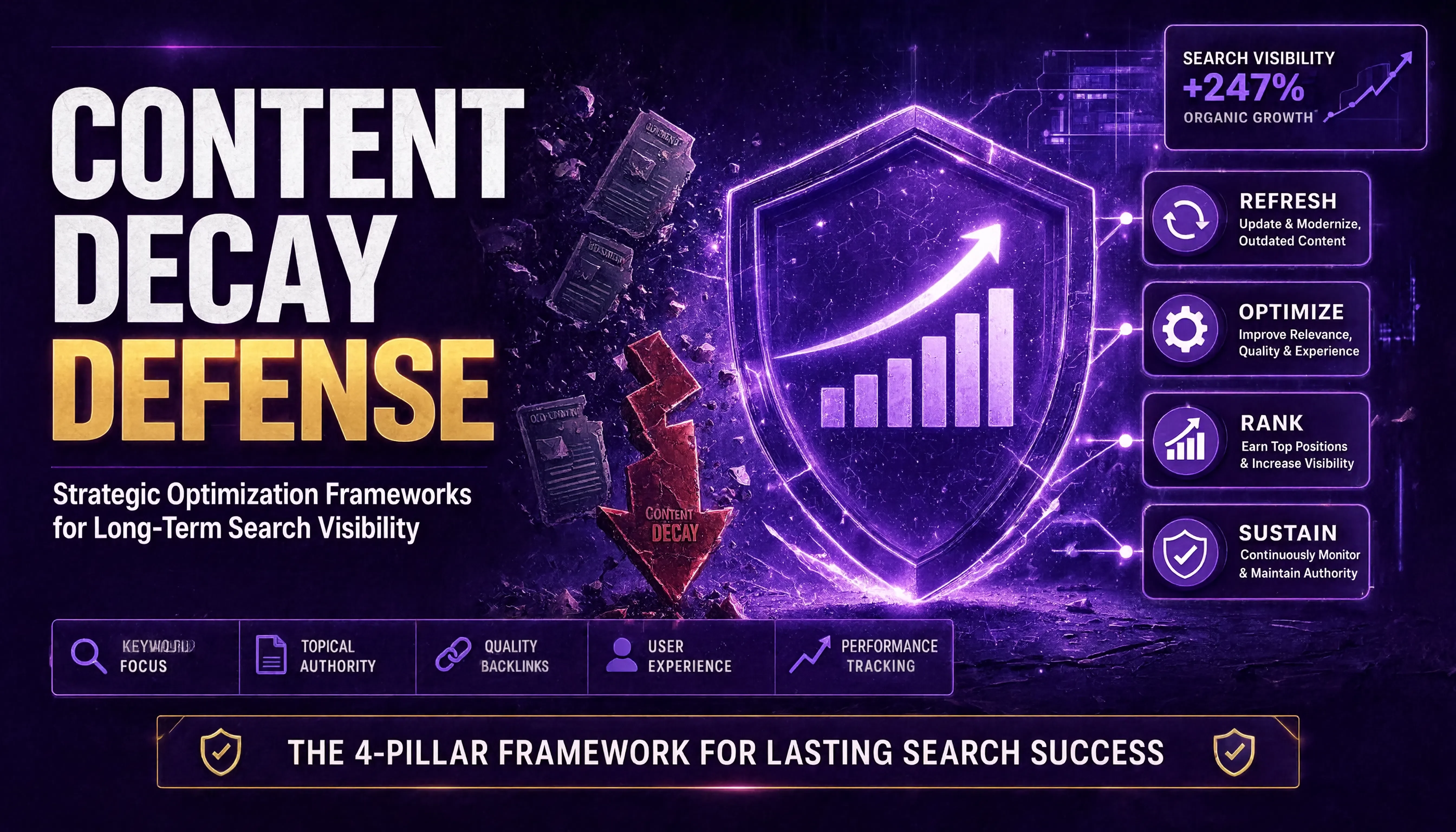 Content Decay Defense: Strategic Optimization Frameworks for Sustaining Long-Term Search Visibility Growth