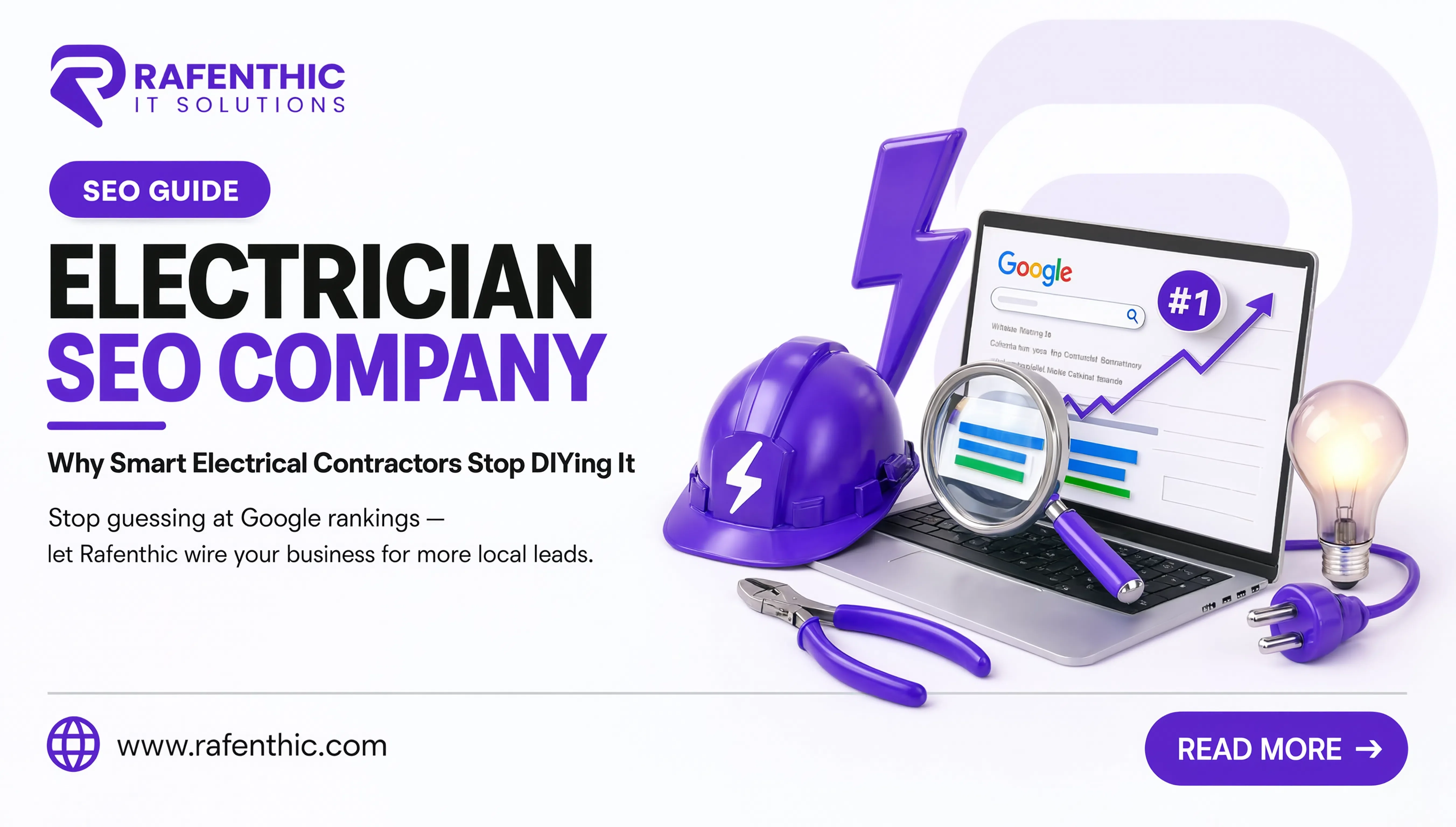 Electrician SEO Company: Why Smart Electrical Contractors Stop DIYing It and Call Rafenthic