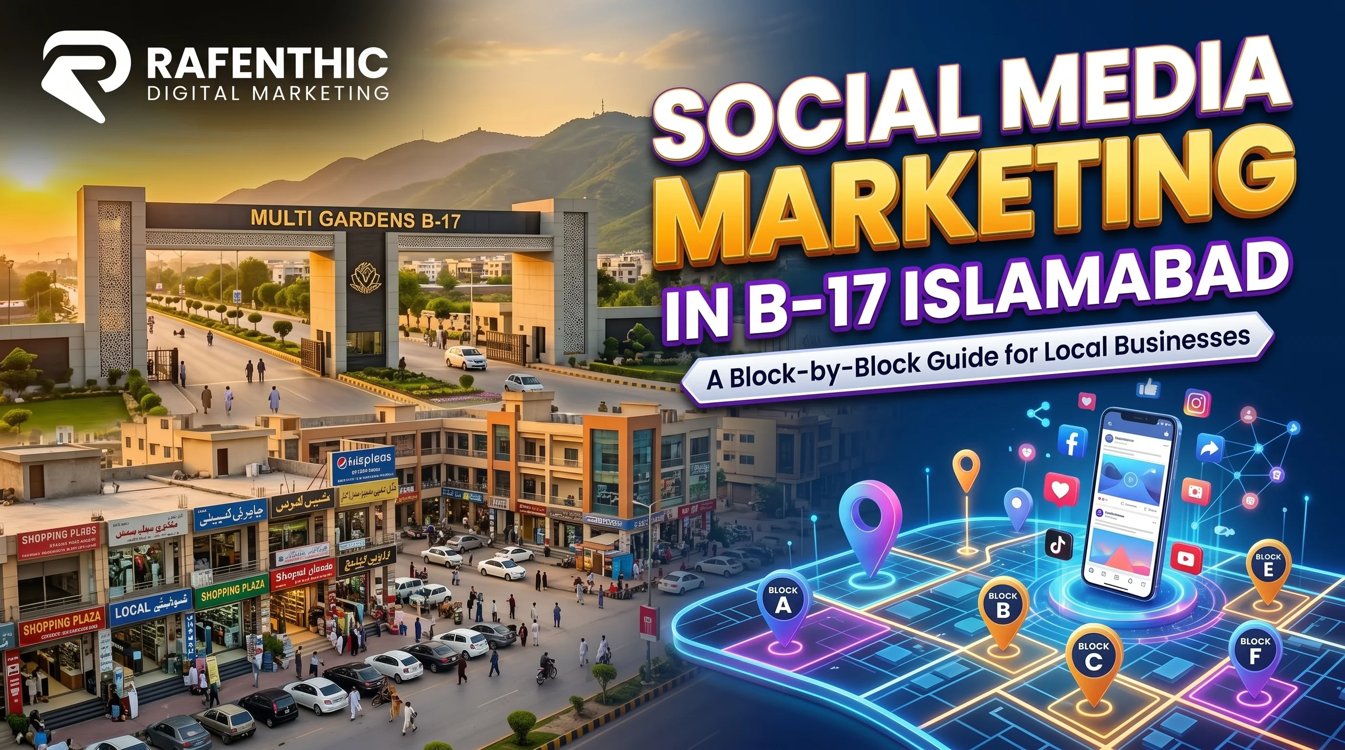 Social Media Marketing in B-17 Islamabad: A Block-by-Block Guide for Local Businesses