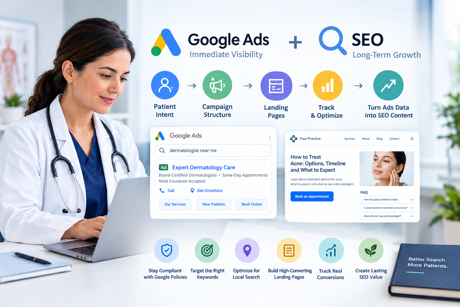 Google Ads for Doctors SEO Outline: Practical 2026 Guide